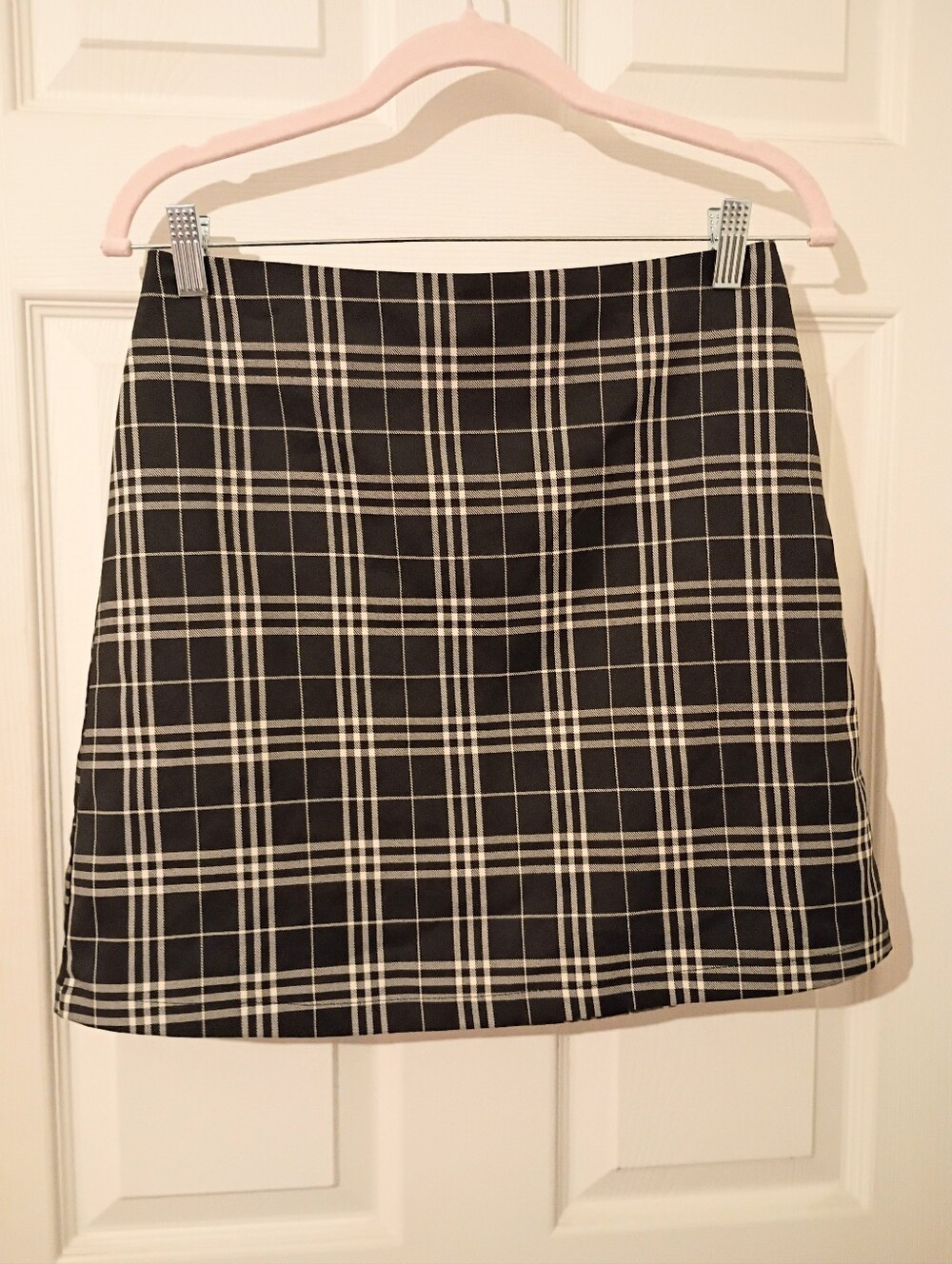 Blue Rain Black 🖤 Plaid Skirt